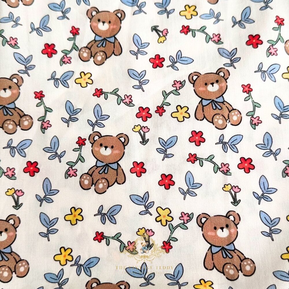 NWT Cute Girls Luna Pants Comfy Loose Fitting Bohemian Teddy Bear & Flowers 2T - Picture 4 of 4